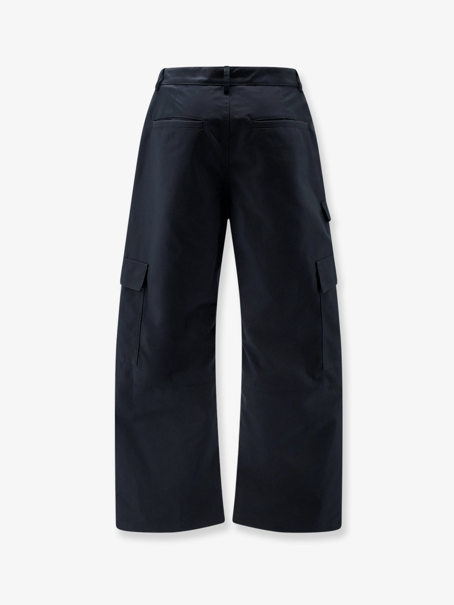 Balenciaga Men's Straight Fit Cargo Cotton Trousers Grey