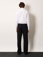 Balenciaga Men's Straight Fit Cotton Trousers Black, view 3