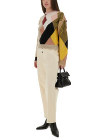 Moschino Women's Straight Fit Jeans Beige