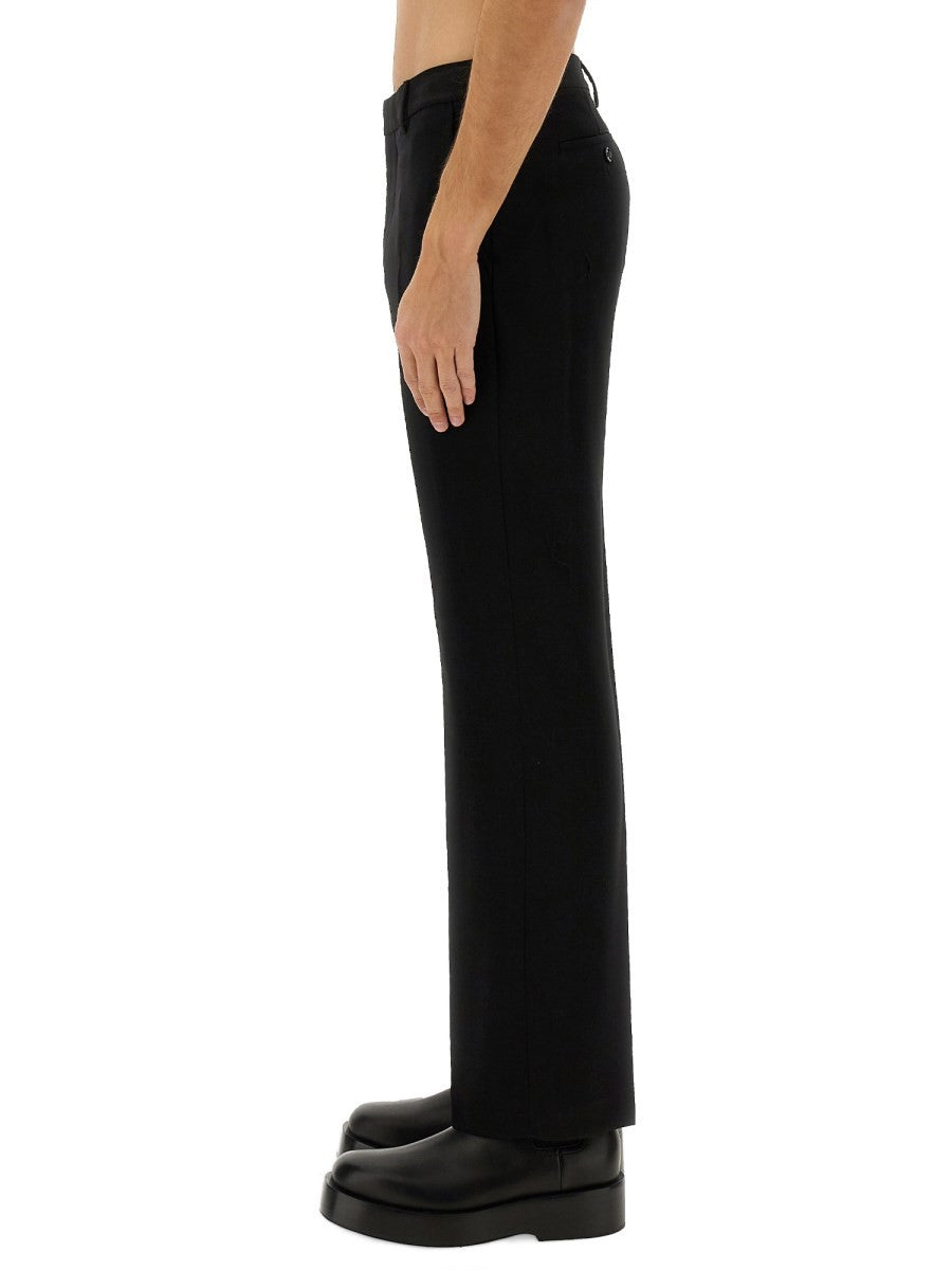 Ami Paris Men's Straight Fit Pants Black