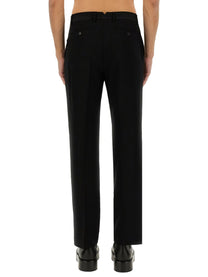 Ami Paris Men's Straight Fit Pants Black