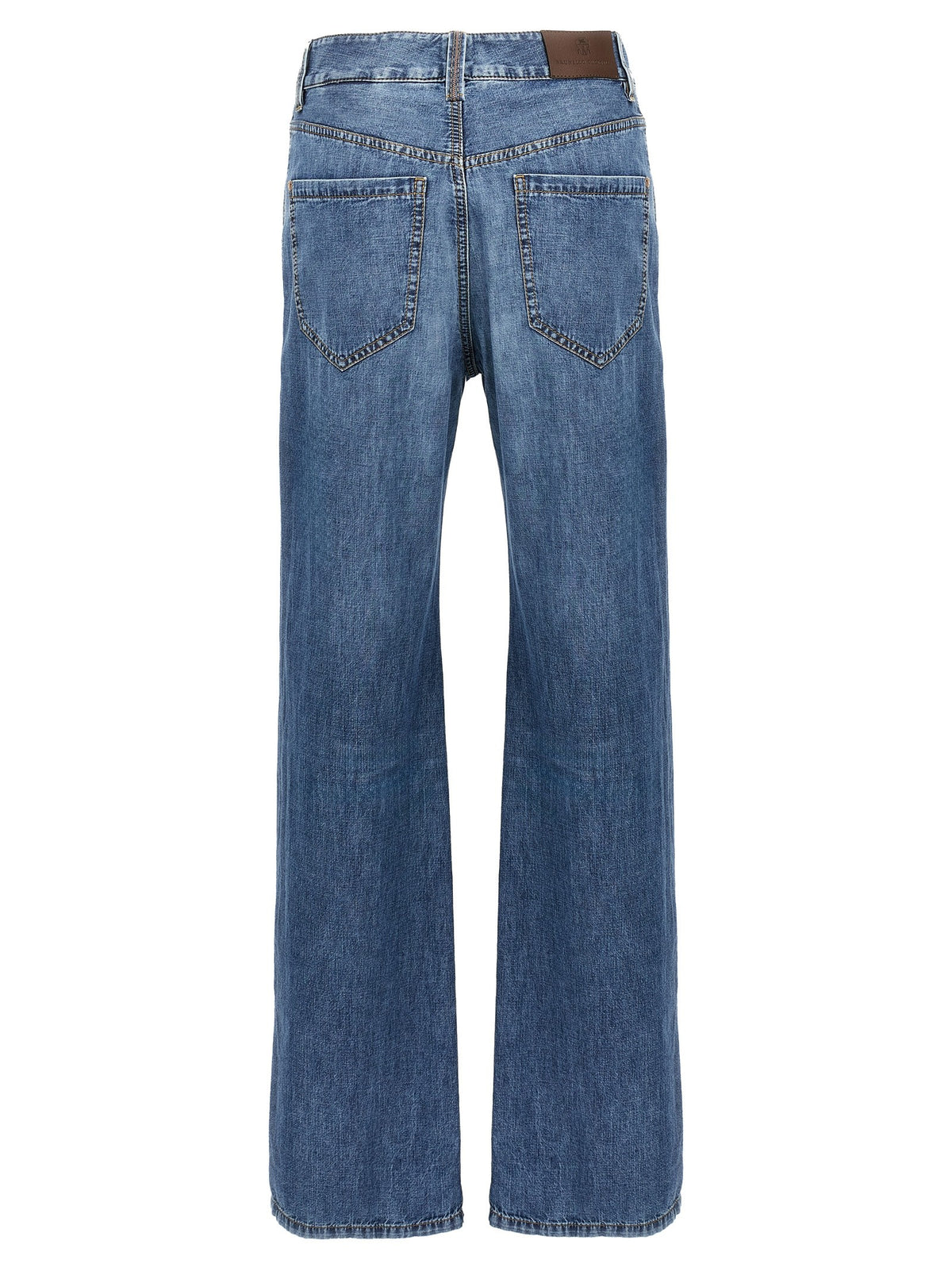 Brunello Cucinelli Straight Jeans Blue, view 2