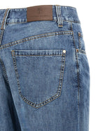 Brunello Cucinelli Straight Jeans Blue, view 4