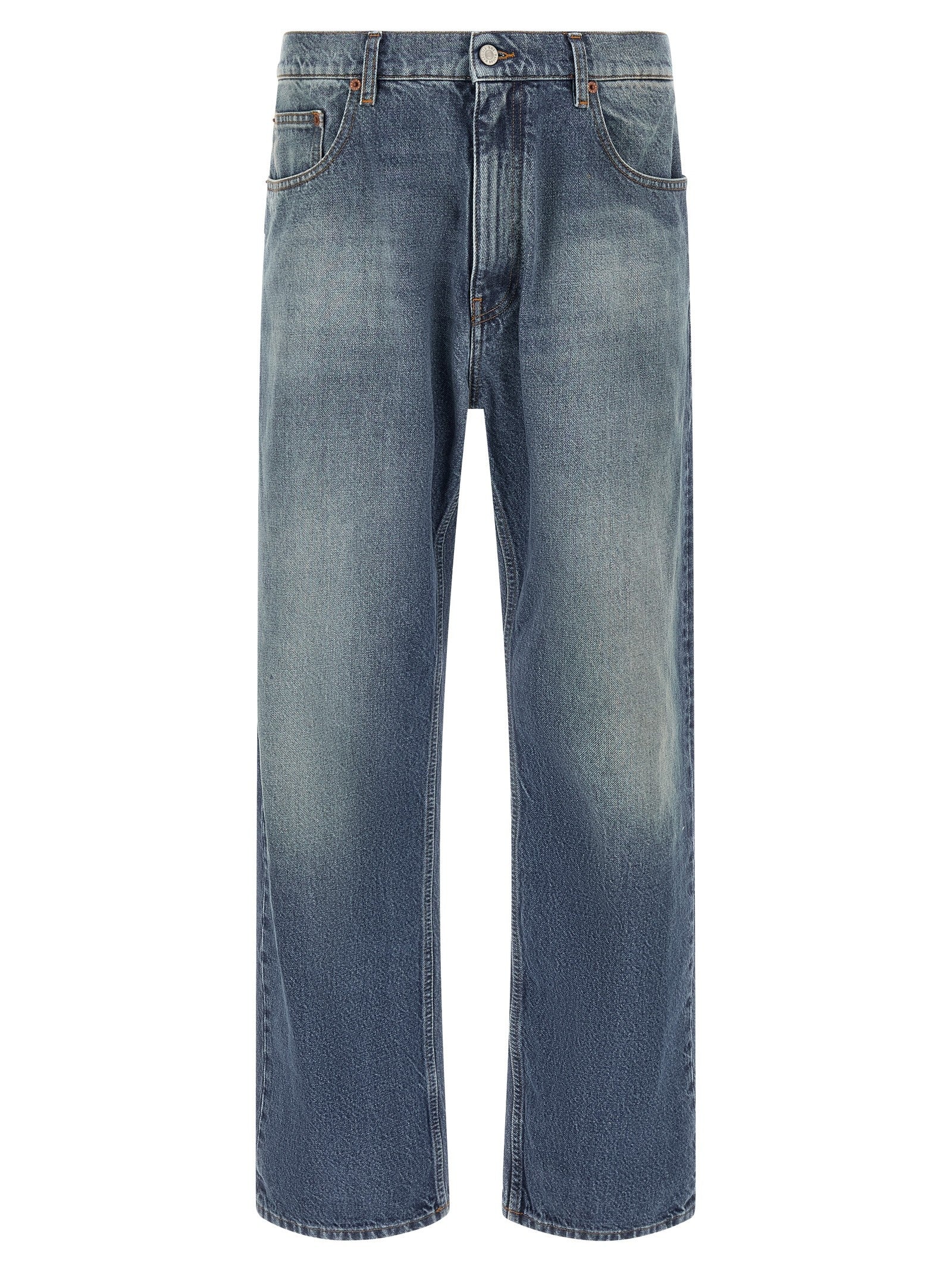 MM6 Maison Margiela Men's Cotton Jeans Blue