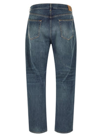 Saint Laurent Straight Leg Jeans Blue
