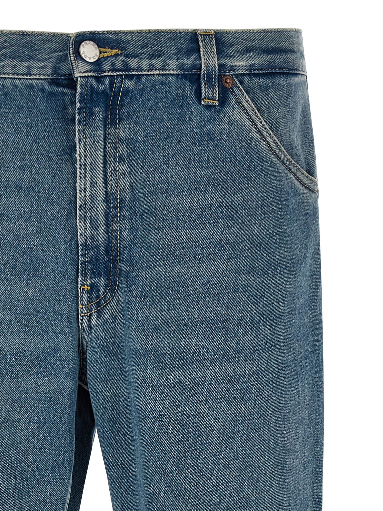 PRADA Straight Leg Jeans Blue