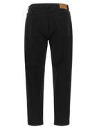Brunello Cucinelli Straight Leg Jeans Black, view 2
