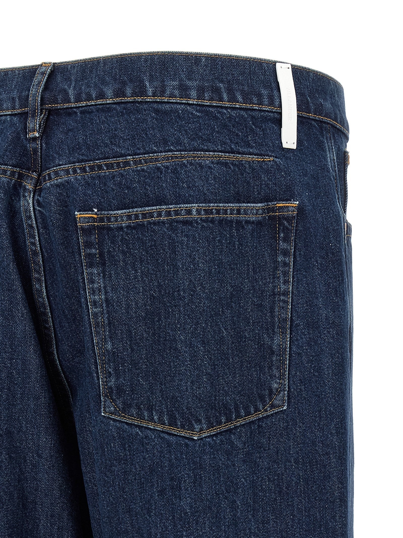 Jil Sander Straight Leg Jeans Blue