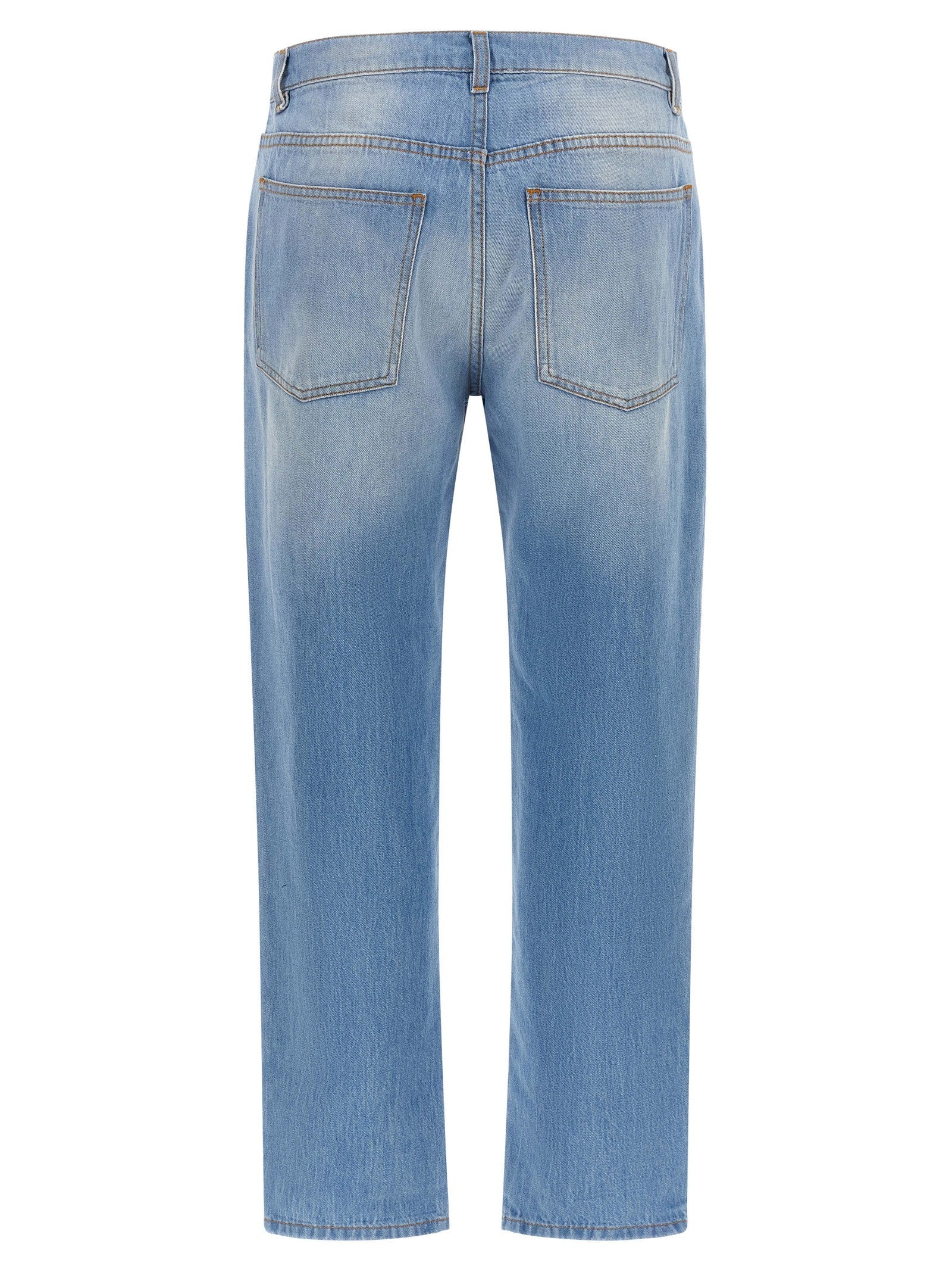 Moschino Straight Leg Jeans Blue