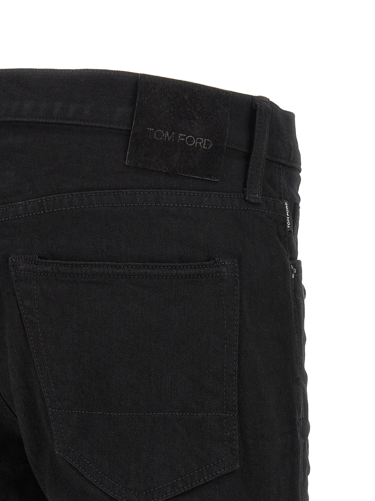 Tom Ford Straight Leg Jeans Black, view 4