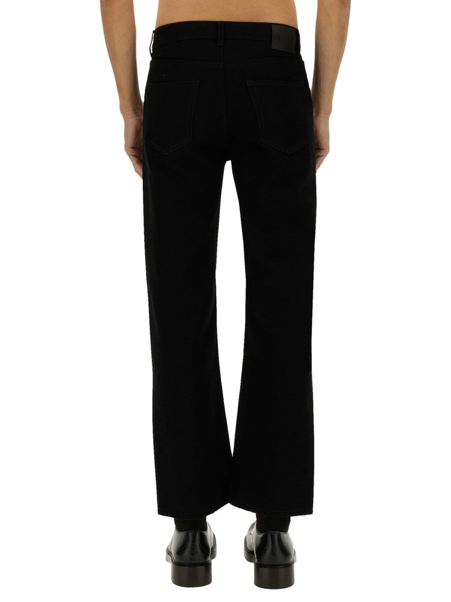 Alexander McQueen Men's Straight Leg Jeans Black, view 4