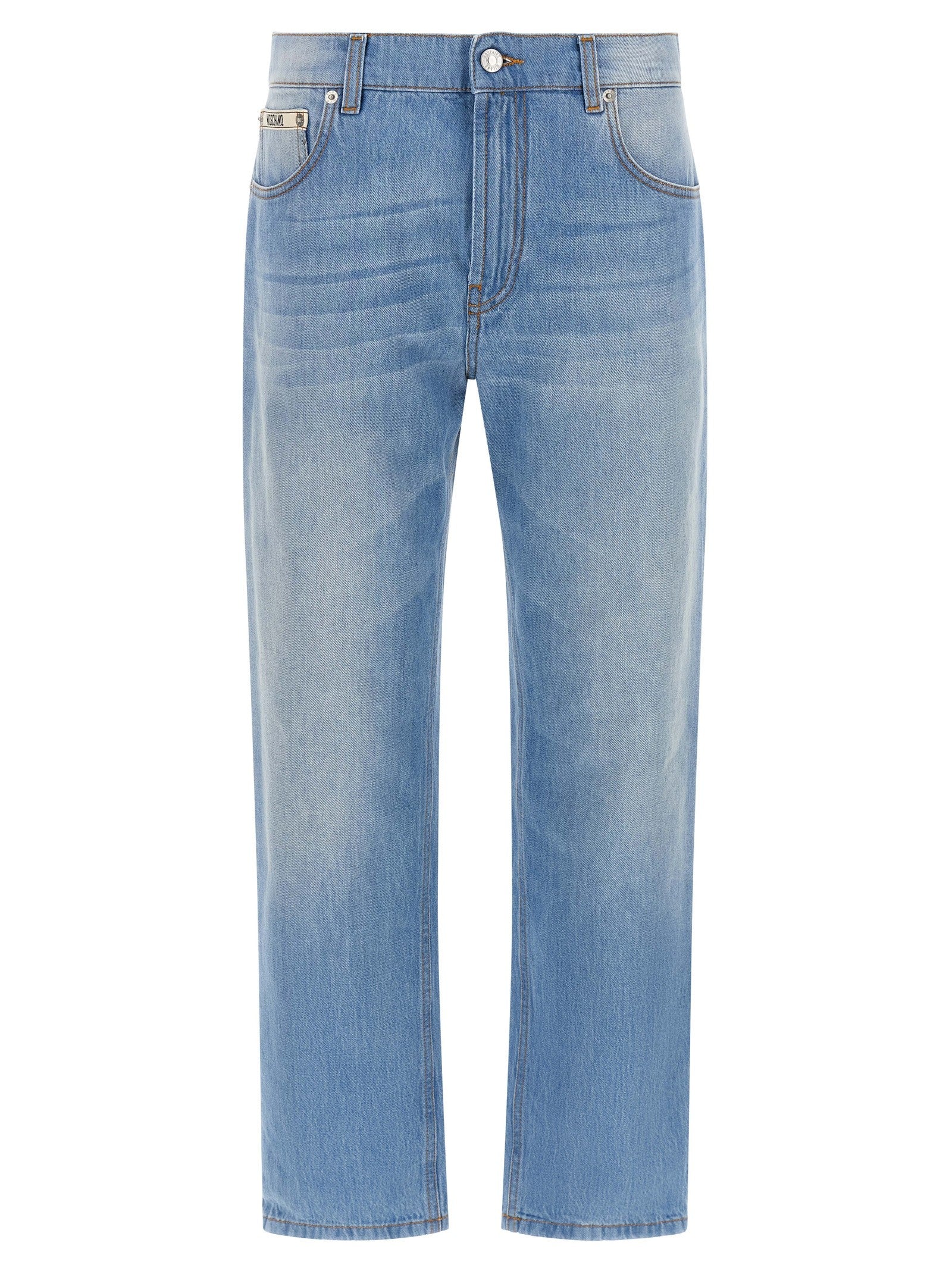 Moschino Straight Leg Jeans Blue