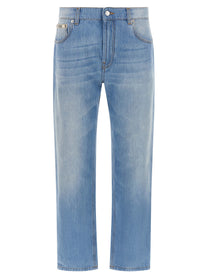 Moschino Straight Leg Jeans Blue