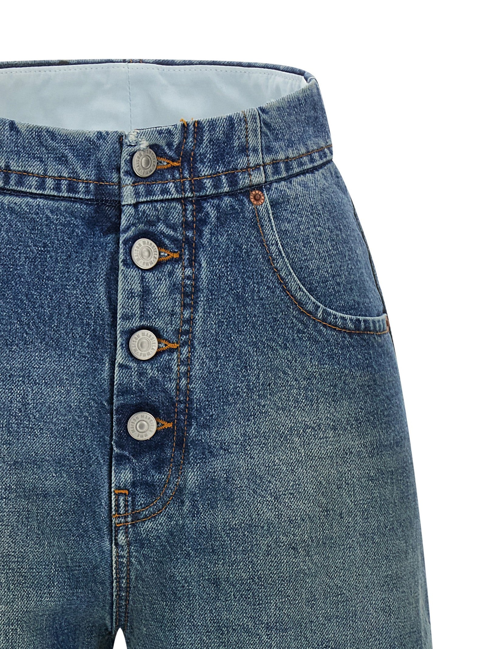 MM6 Maison Margiela Straight Leg Jeans Blue