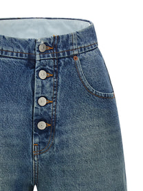 MM6 Maison Margiela Straight Leg Jeans Blue