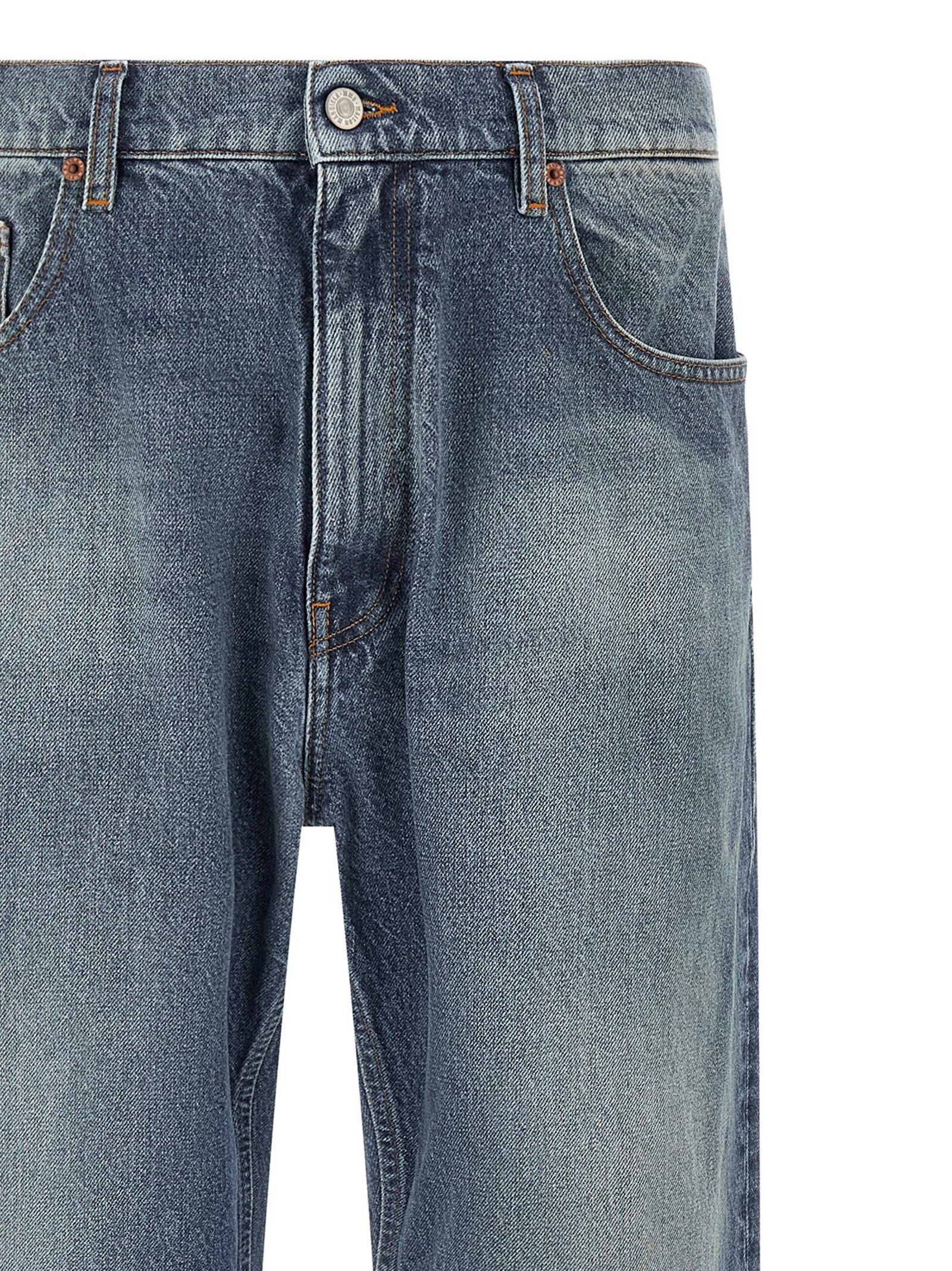 MM6 Maison Margiela Men's Cotton Jeans Blue