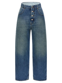 MM6 Maison Margiela Straight Leg Jeans Blue