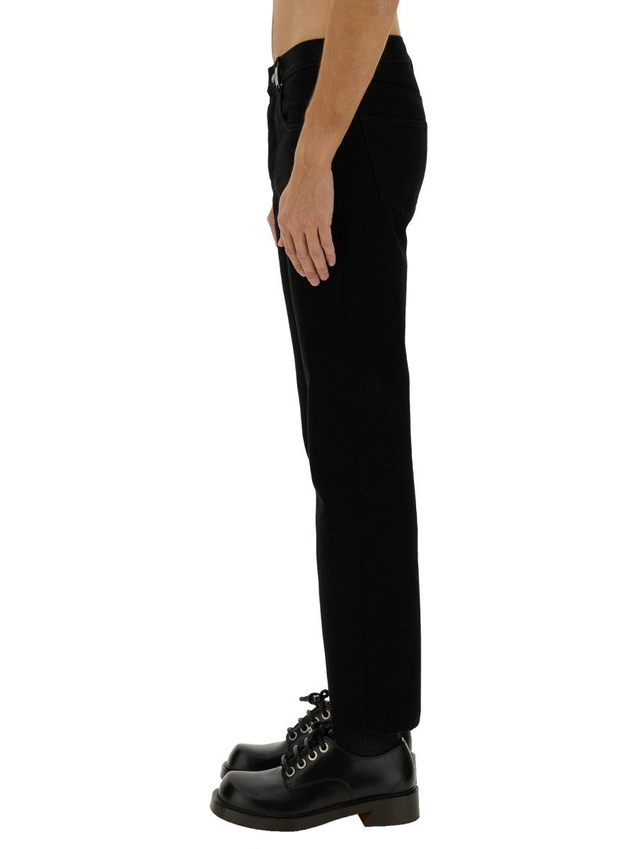 Alexander McQueen Men's Straight Leg Jeans Black, view 3