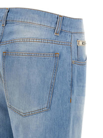 Moschino Straight Leg Jeans Blue