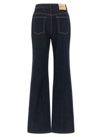 Alexander McQueen Straight Leg Jeans Blue