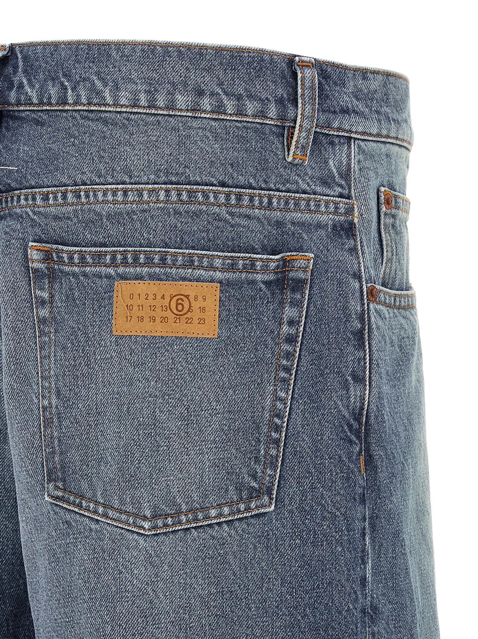 MM6 Maison Margiela Men's Cotton Jeans Blue