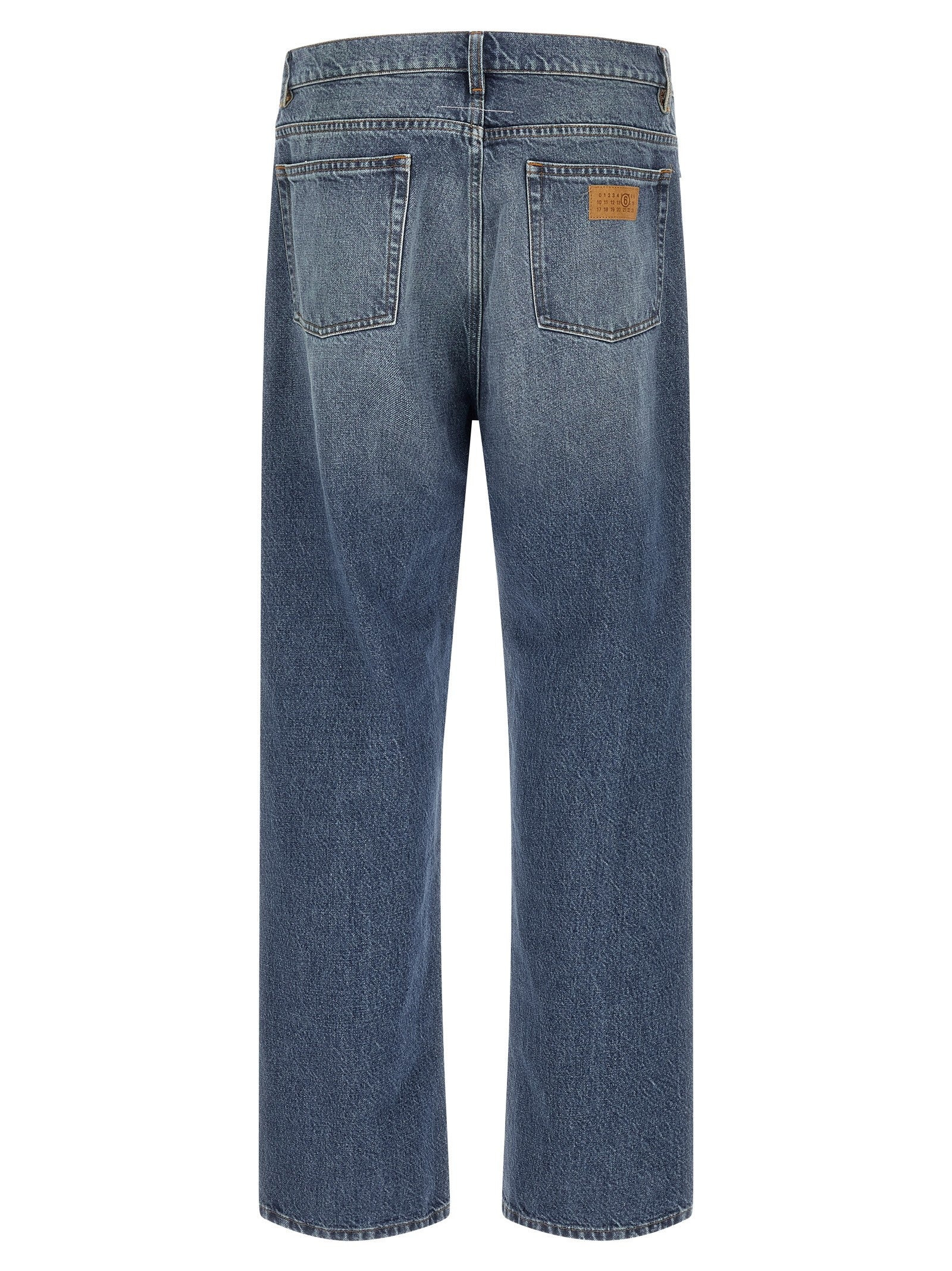 MM6 Maison Margiela Men's Cotton Jeans Blue