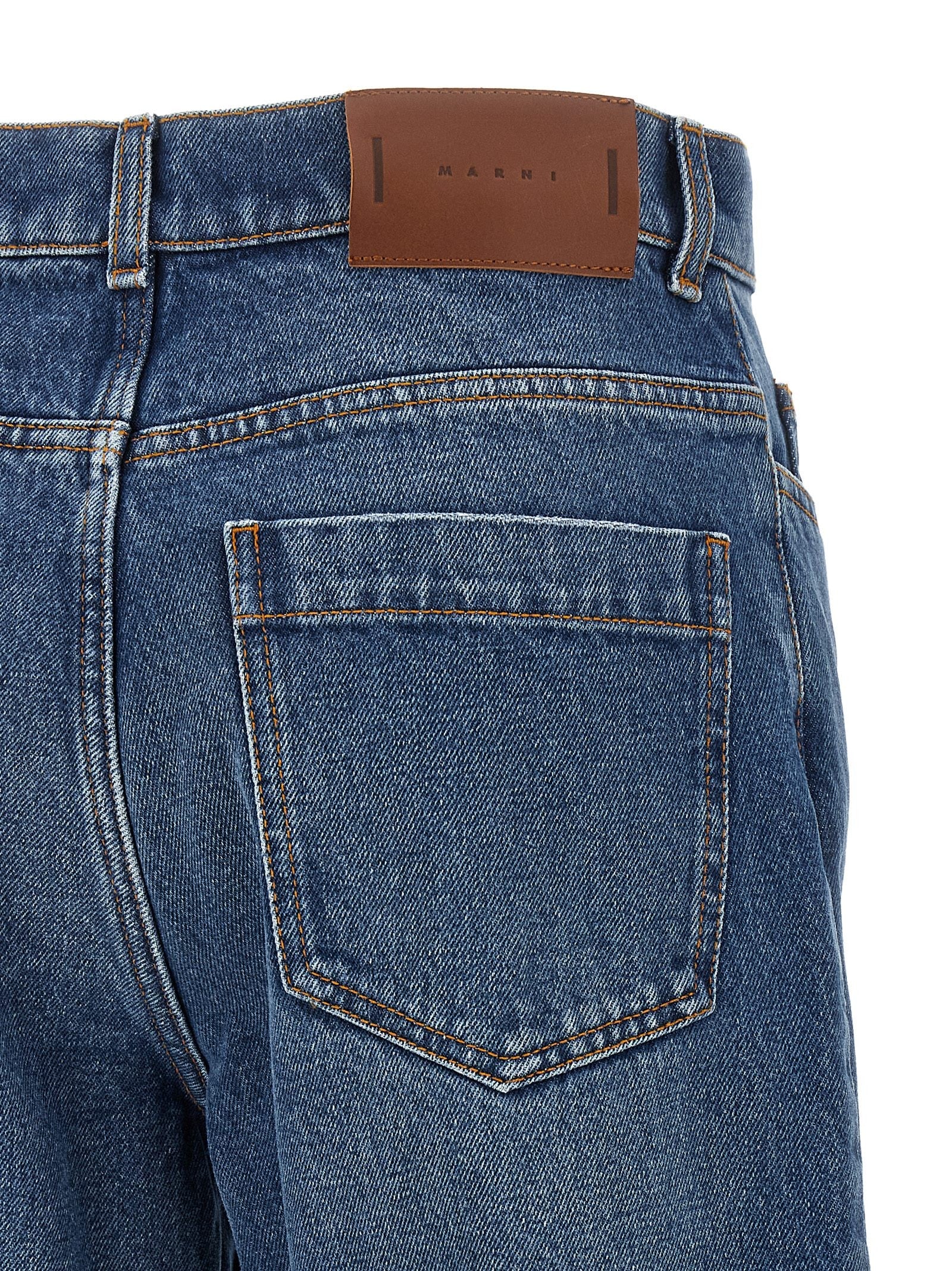 Marni Straight Leg Jeans Blue