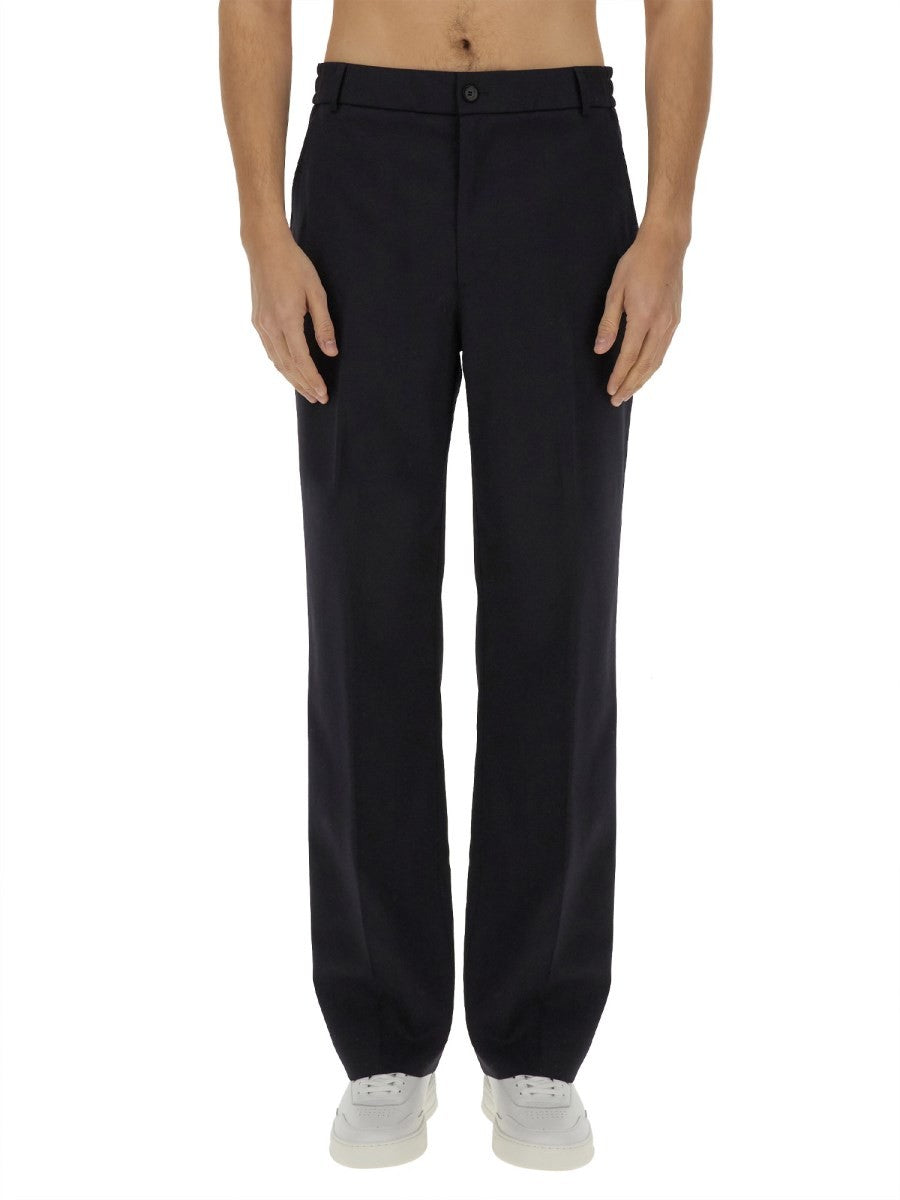 Moncler Men's Straight Leg Pants Black