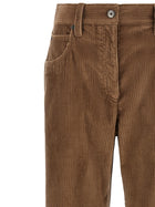 Brunello Cucinelli Straight Pants Brown, view 3