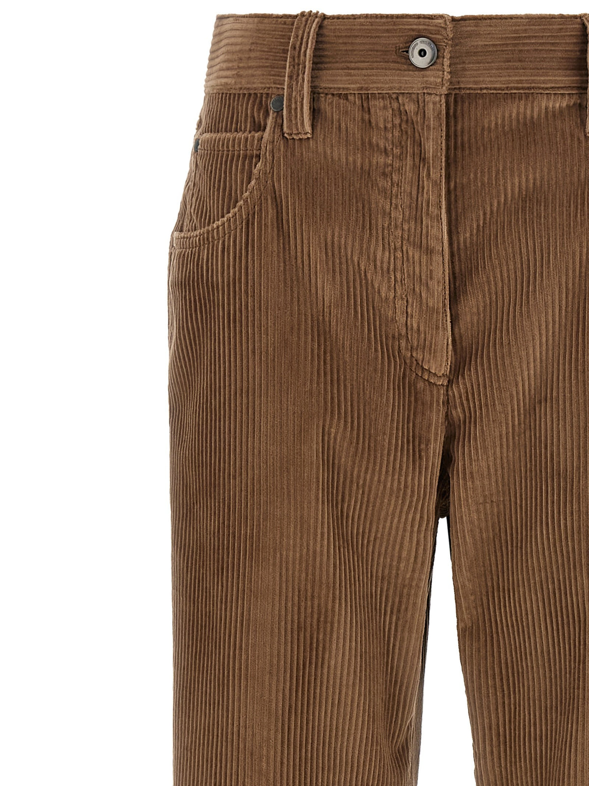 Brunello Cucinelli Straight Pants Brown, view 3