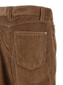 Brunello Cucinelli Straight Pants Brown, view 4