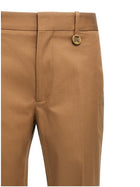 Burberry Straight Pants Beige, view 3