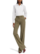 Victoria Beckham Women's Straight Pants Green, view 2