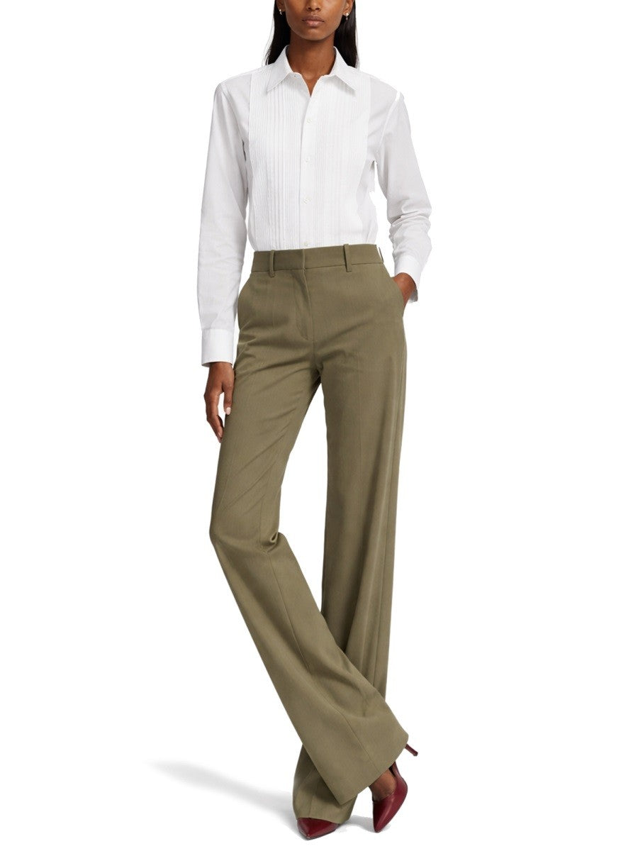 Victoria Beckham Women's Straight Pants Green, view 2