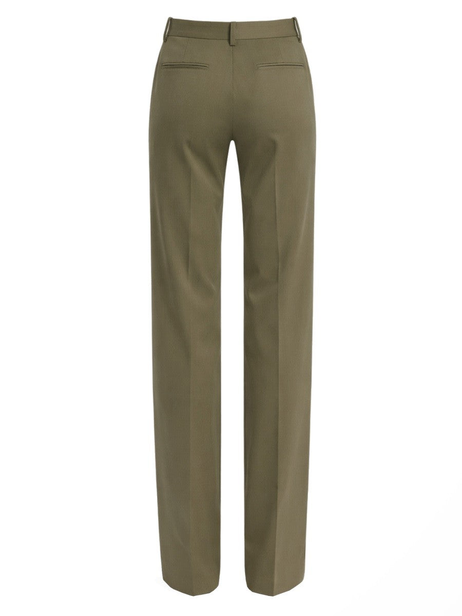 Victoria Beckham Women's Straight Pants Green, view 3