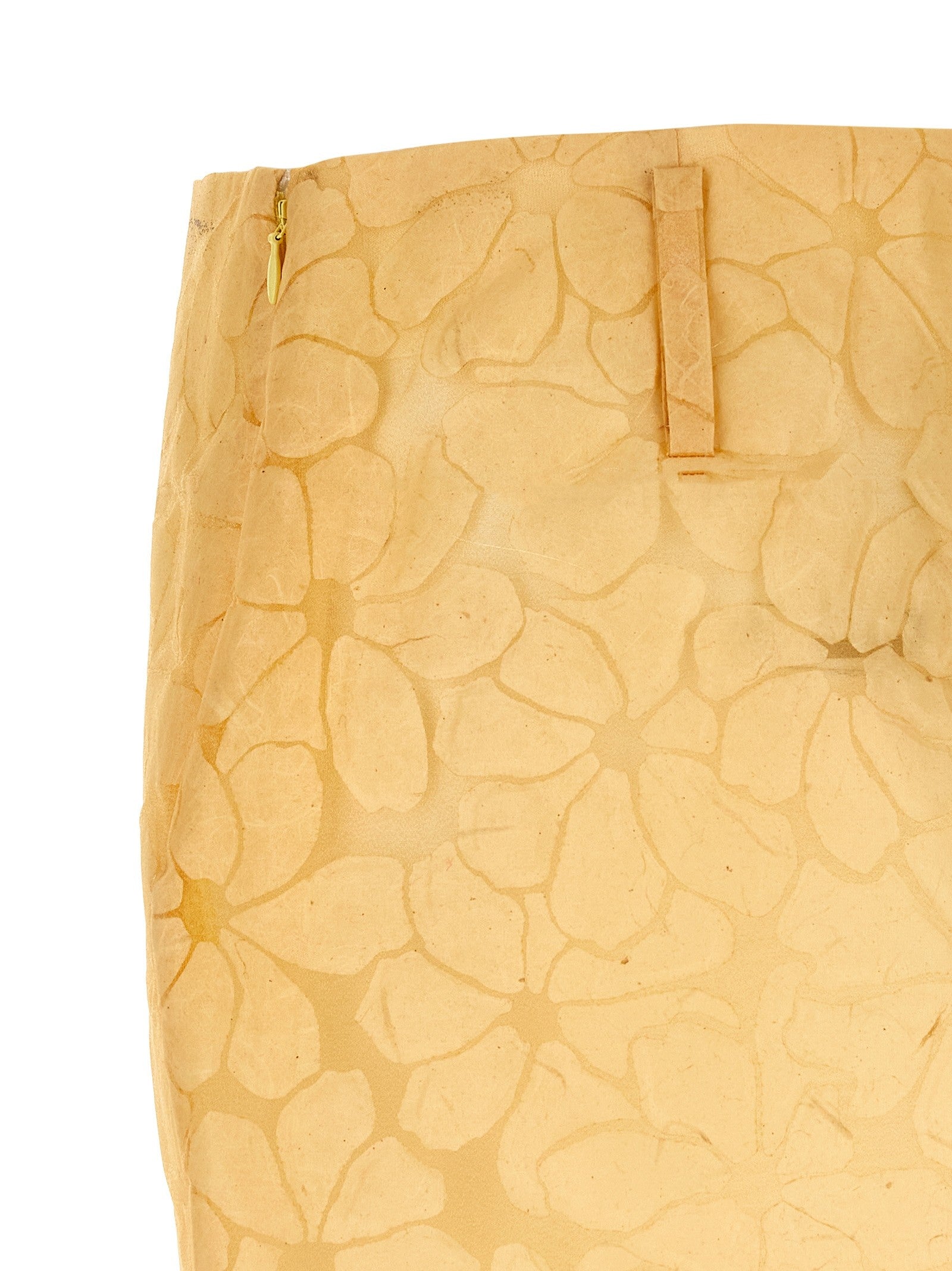 Marni Straight Skirt Yellow