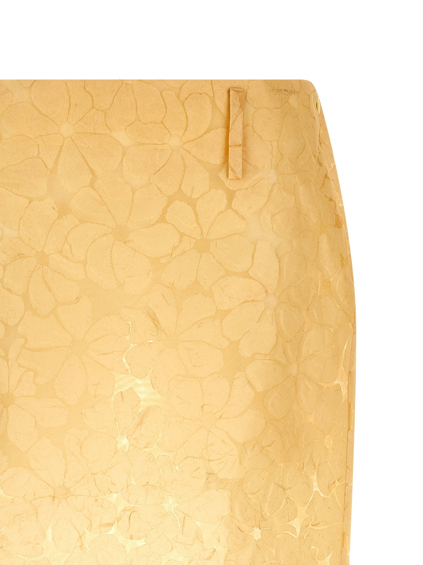 Marni Straight Skirt Yellow