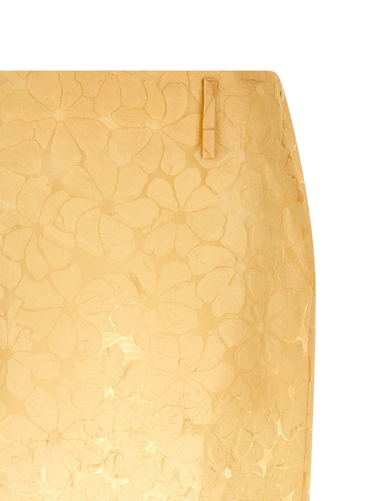 Marni Straight Skirt Yellow, view 3