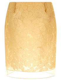Marni Straight Skirt Yellow