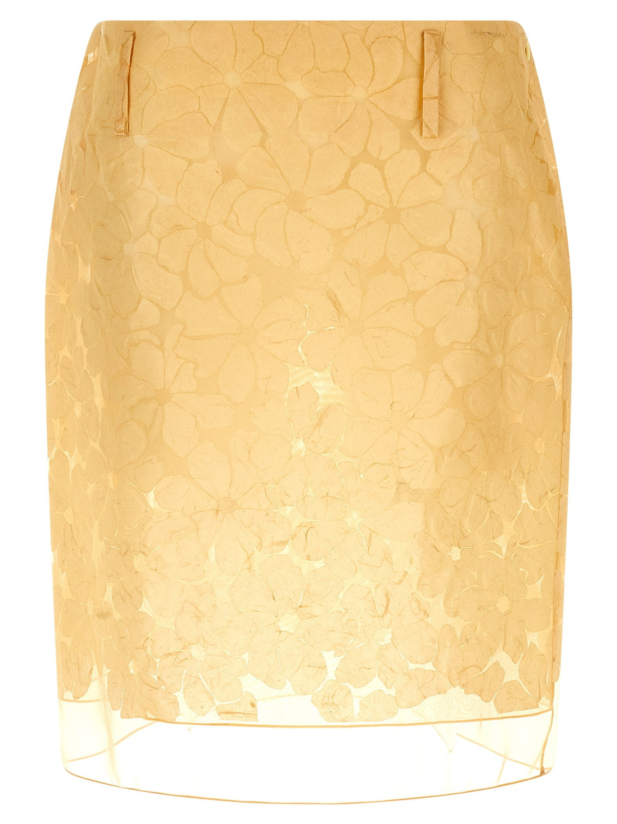 Marni Straight Skirt Yellow