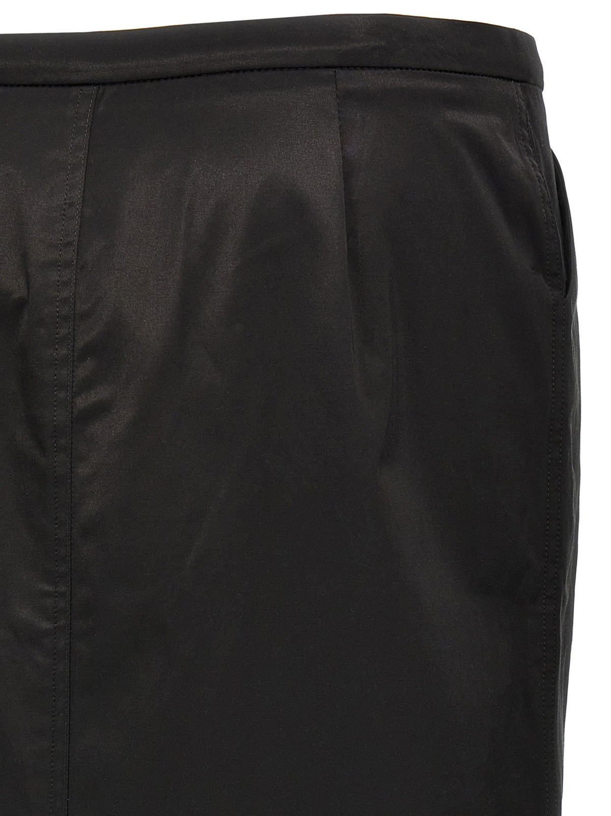 Toteme Straight Skirt Black, view 3