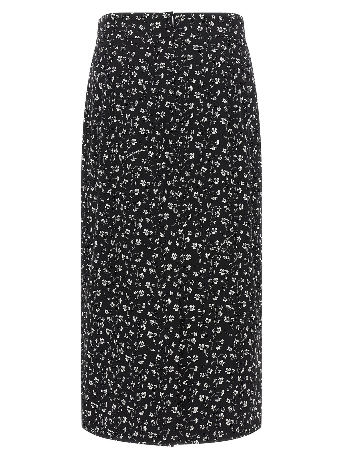 Dolce&amp;Gabbana Straight Skirt White