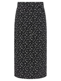 Dolce&amp;Gabbana Straight Skirt White
