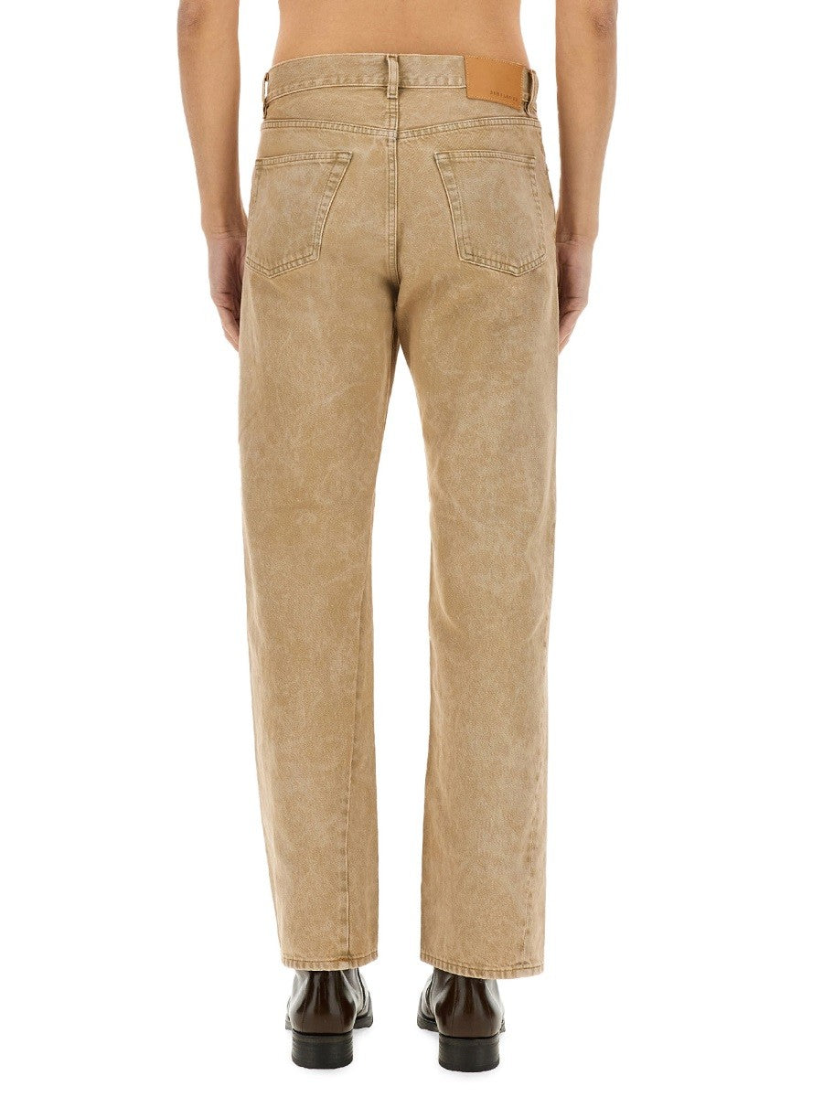 Sunflower Men's Straight Twist Jeans Beige