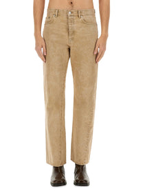 Sunflower Men's Straight Twist Jeans Beige