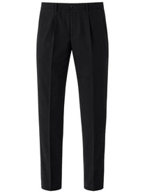 Dolce &amp; Gabbana Men's Straight Wool Pants Black