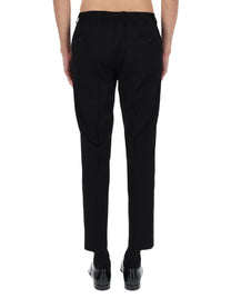 Dolce &amp; Gabbana Men's Straight Wool Pants Black