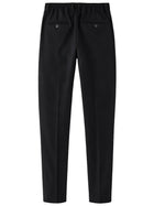 Dolce &amp; Gabbana Men's Straight Wool Pants Black, view 3