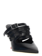 Alexander McQueen Strap Mules Black, view 2