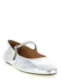 Marsell Strascico Ballet Flats Silver